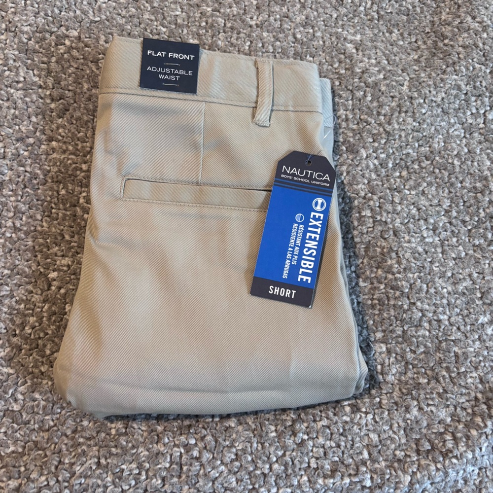Nautica Tan Casual Shorts Versatile Cotton Twill